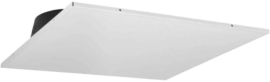 Inch Dual Cone Lay-in  Ceiling Speaker with  Transformer, 2x2 Grille, losure; 15 Watt Power Rating; 0.147 Cu Ft Steel losure; Volume Control