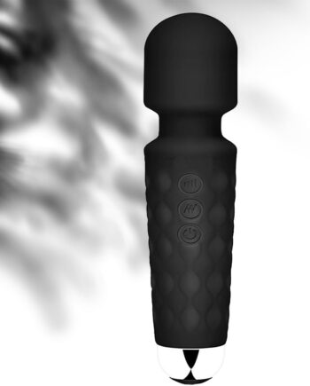 Portable Wireless Massager, Waterproof Rechargeable Body Massager, Fatigue Relieving Percussion Massage Gun with Multiple Modes and Speed Adjustment Inky Black