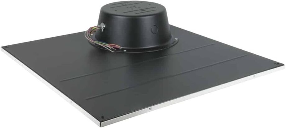 Inch Dual Cone Lay-in  Ceiling Speaker with  Transformer, 2x2 Grille, losure; 15 Watt Power Rating; 0.147 Cu Ft Steel losure; Volume Control