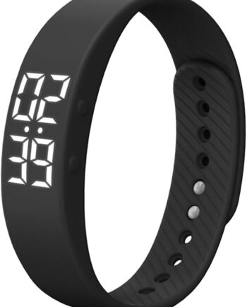 Mens Wrist Wristwatch Bracelet Men Silicone Simple Sport Digital Watch Adjustable Smartwatch Men’s Watches for Strap LED Black Electronic Digital Alarm Clock