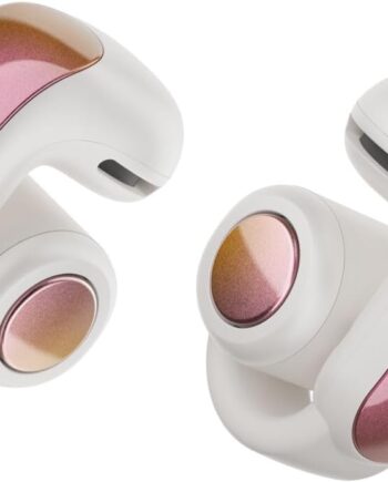 Bluetooth Ear, True Wireless Ear with  for Awareness, Clip On Design for Comfort, Immersive, Up to 48 Hrs of Playtime, Sunset Iridescent - Limited Edition Color