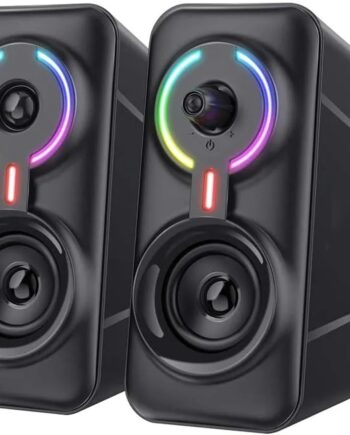 Computer Speakers for Desktop Bluetooth/3.5mm  Stereo Monitor for  Laptop Desk External Studio ojector