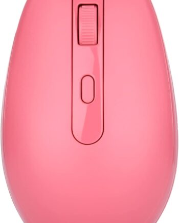 Wireless 2.4G Silent Mouse, Computer Mouse with USB Nano Receiver for Laptop, PC, Mac, Chromebook, Windows (Pink)