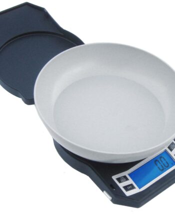 Precision Digital Kitchen Weight Scale, Food Measuring Scale with Bowl 3kg x 0.1g (Black), LB-3000