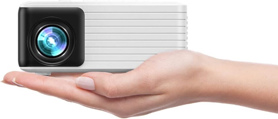 Mini Projector for Phone, Portable Small 1080P Full HD Supported for iOS/Android/Laptop,  Compatible with , HDMI, USB, PS5, Xbox