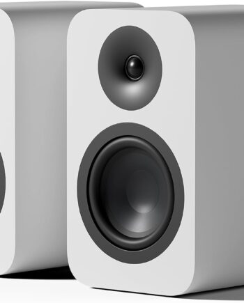 Bookshelf Speakers ,  Passive Studio Speaker ,  160W White Stereo Sound System Wooden losure for Home Theater/TV/Desktop/Indoor