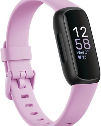 Health &-Fitness-Tracker with Stress Management, Workout Intensity, Sleep Tracking, 24/7 Heart Rate and more, Lilac Bliss/Black, One Size (S & L Bands Included)