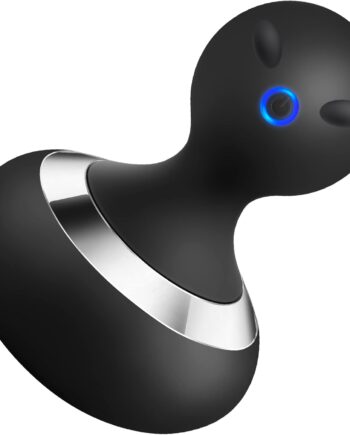 Cordless Electric Massager with 10 Powerful Vibrations, Rechargeable Handheld Neck Massager (Black)