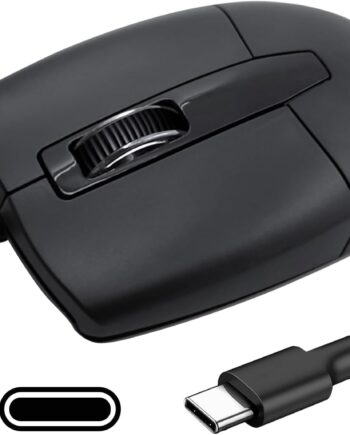 USB C Wired Mouse, Type C Optical Mouse, Portable Silent Comfortable, for Laptop, Mac, MacBook, Android, PC