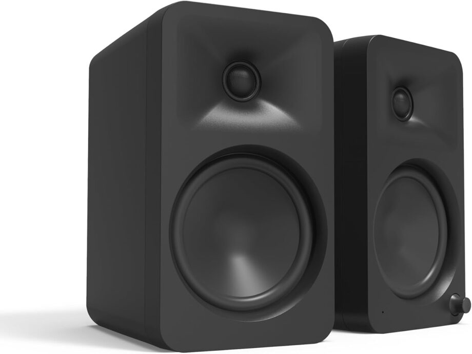 140W Powered  Speakers with Bluetooth 5.0 and  Input  4” Woofers with Deep Bass Extension  Bi-lified   Automatic Crossover Quality Sound  Black