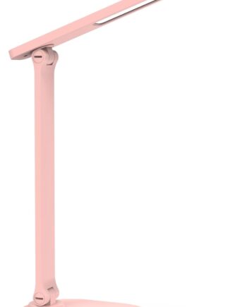 Pink Desk Lamp College Dorm Essentials for Girls, 3 Color Dimmable Reading Lamp, Cordless Rechargeable Battery Operated,  Powered, Cute  Desk Lamps for Home Office, Bedrooms, Study