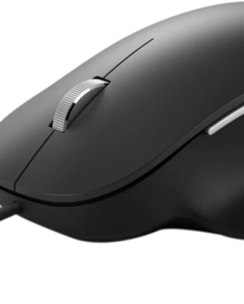 Ergonomic Mouse Black - Comfortable Ergonomic Design and Thumb Rest. Wired USB Mouse with 2 Programmable Buttons, Works for PC/Laptop/Desktop