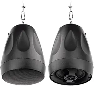 4" 70 Volt Hing Pendant Mount Speaker