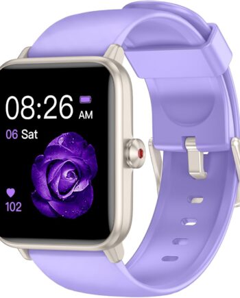 Smart Watch, Fitness Tracker with Heart Rate Monitor, Blood Oxygen, Sleep Tracking, 1.5 Inch Touchscreen Smartwatch for Android iOS Swimming Waterproof Pedometer Step Calories Tracker for Women Men