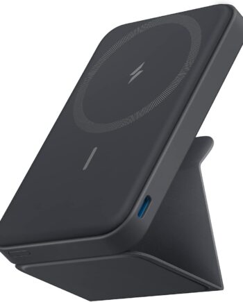 622 Magnetic Battery (), 5,000mAh Foldable Magnetic Wireless Portable Charger with Stand and USB-C Port (On The Side), -Compatible for iPhone 16/15/14/13 Series
