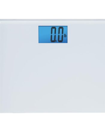 Wide Body Bath Scale for Body Weight, White