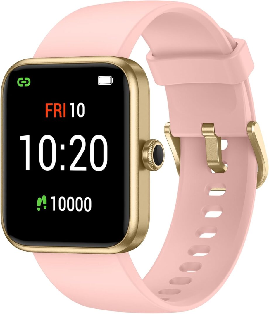 Smart Watch, Fitness Tracker with Heart Rate Monitor, Blood Oxygen, Sleep Tracking, 41mm Smartwatch Waterproof with Pedometer for Women Men Watch Compatible with   Phones