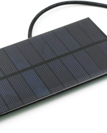 1.65W Solar Charger, 5.5V 300mA USB Portable Solar Panel, Waterproof Solar Phone Charger for Outdoor Survival Camping, Solar Bank for rt Phone, 1/3