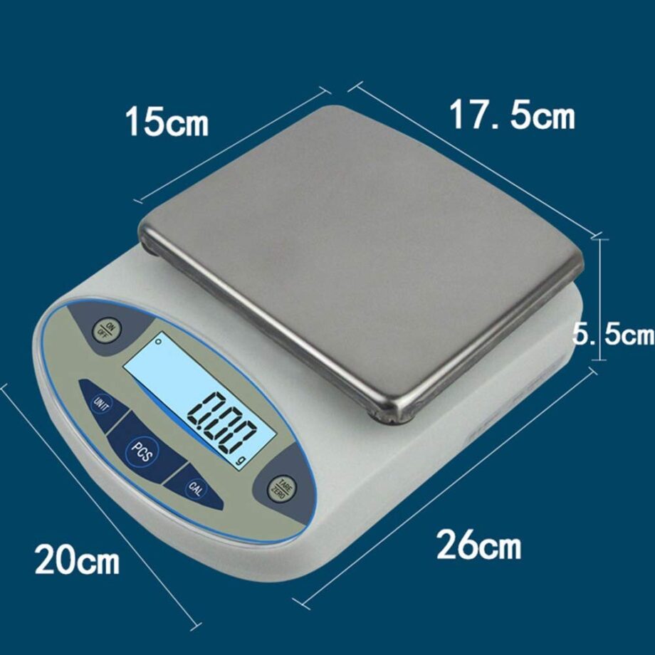 Digital Scale,Laboratory Desktop Balance,0.01g Gold Jewelry Scale Electronic Scale,HD Screen Design