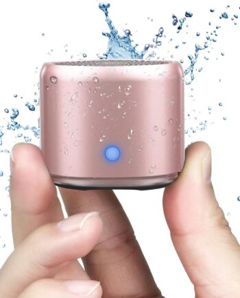 A106 Portable Mini Bluetooth Speaker, Enhanced Bass and High Definition Sound, Portable Design, for , ,,Laptops and More (Rosegold)