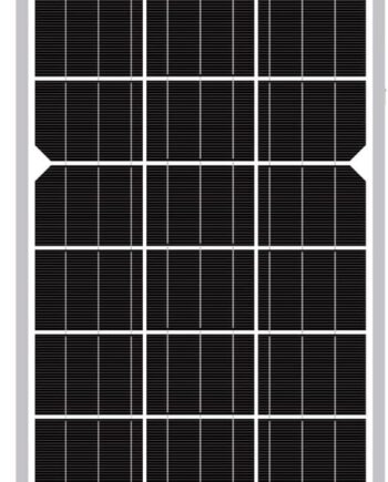 15 Watt 12 Volt ll Solar Panel, 15W 12V Mono High Efficiency Solar Module for Battery Charging, Security Camera, Automatic Gate, Chicken Coop, Boat, Off-Grid Applications