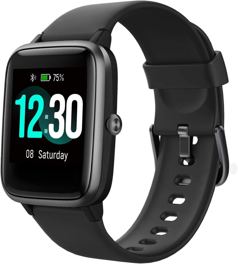 Fitness Tracker with Heart Rate Monitor, Smart Watch 1.8 inches Color Touch Screen  Waterproof Step Calorie Counter Sleep Monitoring Pedometer Watches Activity Tracker for Women Men