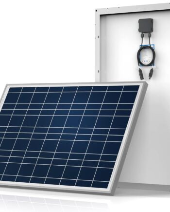 ACOPOWER Solar Panel 100 Watt 12 Volt PV Module High-Efficiency Polycrystalline Power Charger for Car RV Marine Boat Rooftop Charging Home Farm Camping Battery Caravan and Other Off-Grid Applications