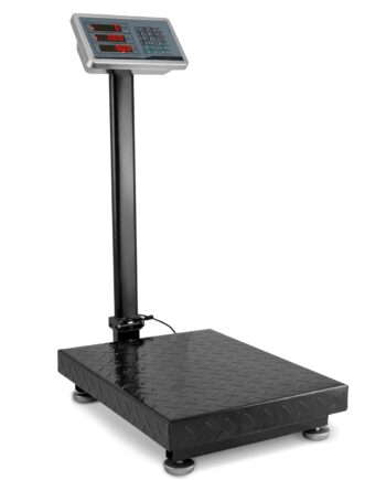 Industrial Scale, Platform Scale, 600 LB, Large, Weight Machine for Luggage, Shipping, Packages, Floor, Commercial, Heavy Duty, Box, Postal, Laundry, Warehouse, Luggage Weighing, Digital