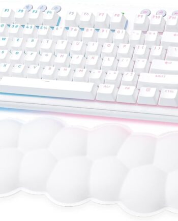 G715 Wireless Mechanical Gaming Keyboard with  RGB, , Tactile Switches (GX Brown), and Keyboard Palm Rest, PC/Mac Compatible - White Mist