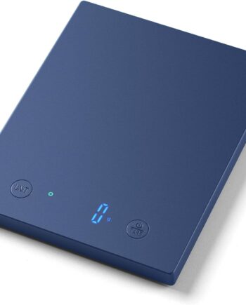 22lb Digital Food Scale Grams and Ounces in 1g, High Precision Assured by Kitchen Scale Professional Factory SINCE 2001, Gram Scale for Cooking and Baking, LED, 3*AAA Batteries Included, Blue