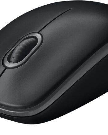 M100 Corded Mouse – Wired USB Mouse for Computers and Laptops, for Right or Left Hand Use, Black