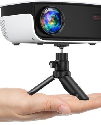 Outdoor Projector, Mini Projector for Home Theater, 1080P and 240" Supported Movie Projector 7500 L Portable Home Video Projector Compatible with Smartphone/TV Stick/PS4/PC/Laptop