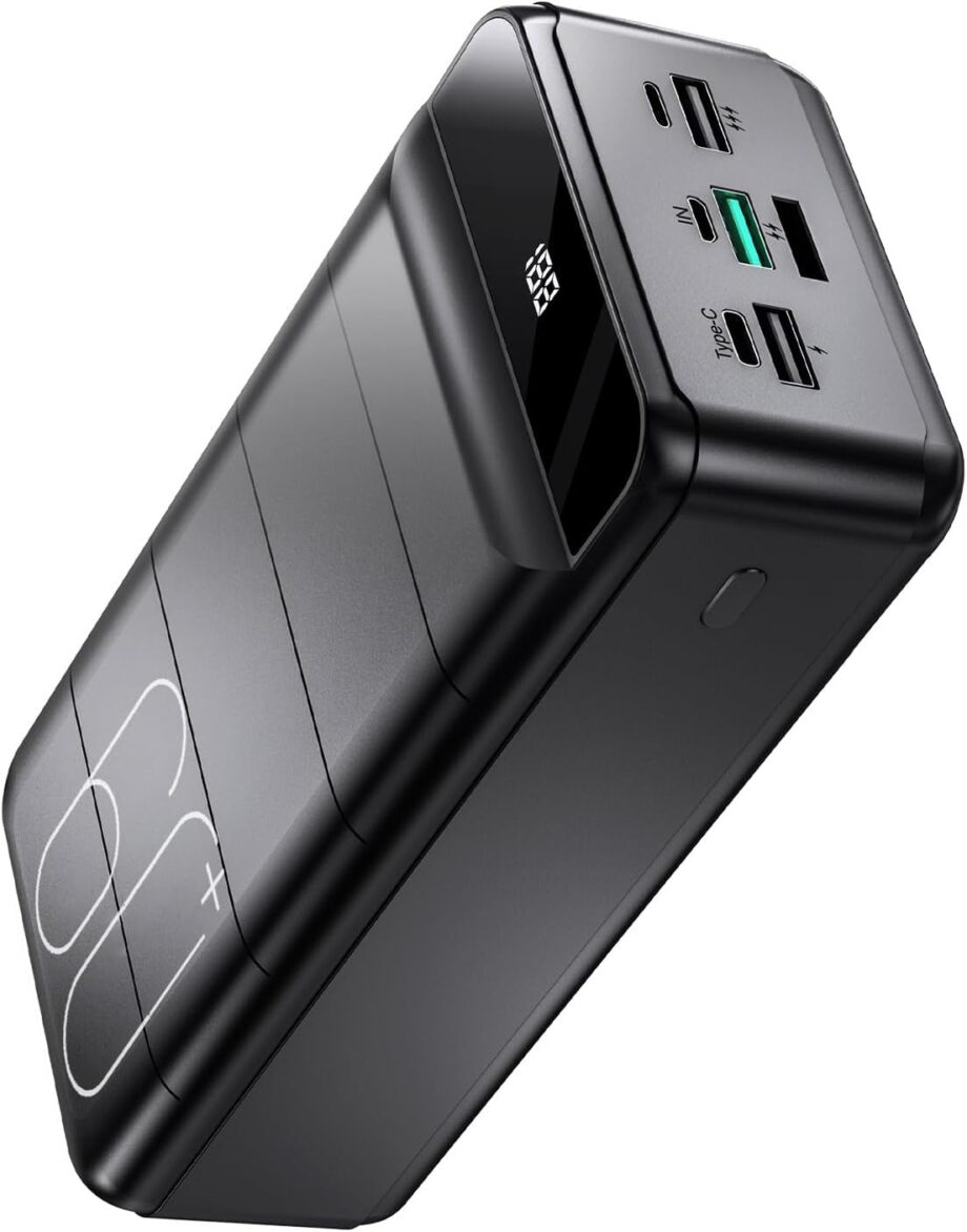 Portable Charger Power Bank 60000mAh Fast Charging 22.5W PD4.0 & QC 4.0 with USB C Battery Pack Charger Portable High Capacity Portable Phone Charger Power Bank for iPhone, Samsung, , Travel