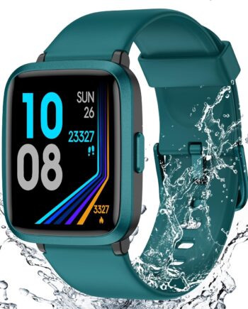 Fitness Tracker Watch with Heart Rate Monitor, Activity Tracker with Pedometer, Sleep Monitor, Calories & Step Counter,  Waterproof Smart Watch for Women Men Health Fitness Watch for Sports