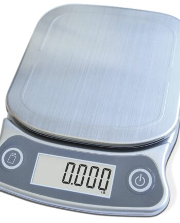 Digital Kitchen Scale - 15 lb. Capacity, UltraBright Display and Stainless Steel Platform