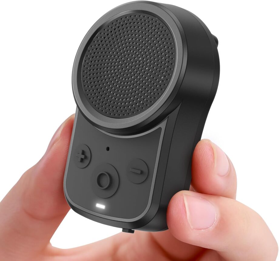 Mini Bluetooth Speaker, Clip-On Portable Speaker with Built-in Mics Hands-Free Music and Calls for Hiking/Biking, Waterproof  Volume  Bluetooth Speakre, Gifts for Women/Men