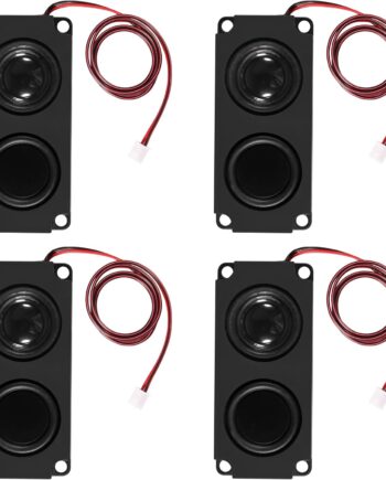 4s Speaker 5 Watt 8 Ohm Double City Mini Speaker Full-Re City Advesing Machine Small Speaker 3.3V 5V with 2 pin Interface Compatible with  Electronic Projects