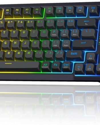 Wireless Mechanical Keyboard, 3 Mode Gasket Mounted RGB Gaming Keyboard with Volume Knob, Pre-Lubed Linear Switches, MDA-Profile, 98 Keys Hot Swappable Creamy Keyboard for PC/Tablet/Xbox/PS4