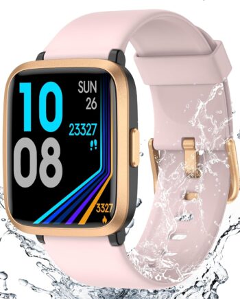 Fitness Tracker Watch with Heart Rate Monitor, Activity Tracker with Pedometer, Sleep Monitor, Calories & Step Counter,  Waterproof Smart Watch for Women Men Health Fitness Watch for Sports