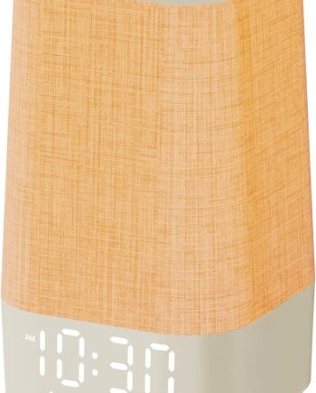White Noise Sound Machine: 30 Soothing Sounds, Sunrise Alarm Clock for Gentle Wake Up, Adjustable Volume & Night Light, Timer, Ideal for Adults, Kids and Babies - Easy to Sleep, Relax, Focus