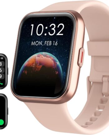 Smart Watch for Women  & ,  Built-in, 1.8" Touch Screen Fitness Tracker with Answer/Make Calls,  Waterproof Heart Rate/Sleep/ Monitor, Pedometer, 100+ Sport Modes