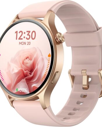 Smart Watch for Women,1.3"  Touchscreen Fitness Tracker, Make/Answer Calls, Heart Rate  Monitor,  Waterproof, Sleep & Activity Tracking Smartwatch for  Phones