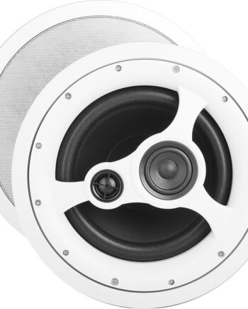 10” in-Ceiling Speaker – 150W Stereo System, Pivoting Tweeter,