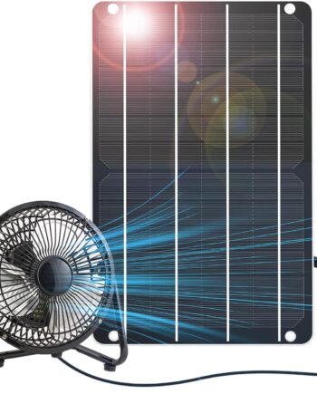 Mini 6W Solar Panels Chargers USB 5V ll Monocrystalline Power Emergency Panels IP67 Waterproof for Outdoor Security Camera Fans Flashlight Pond Air Bubbler Fish Tank Oxygen Pump