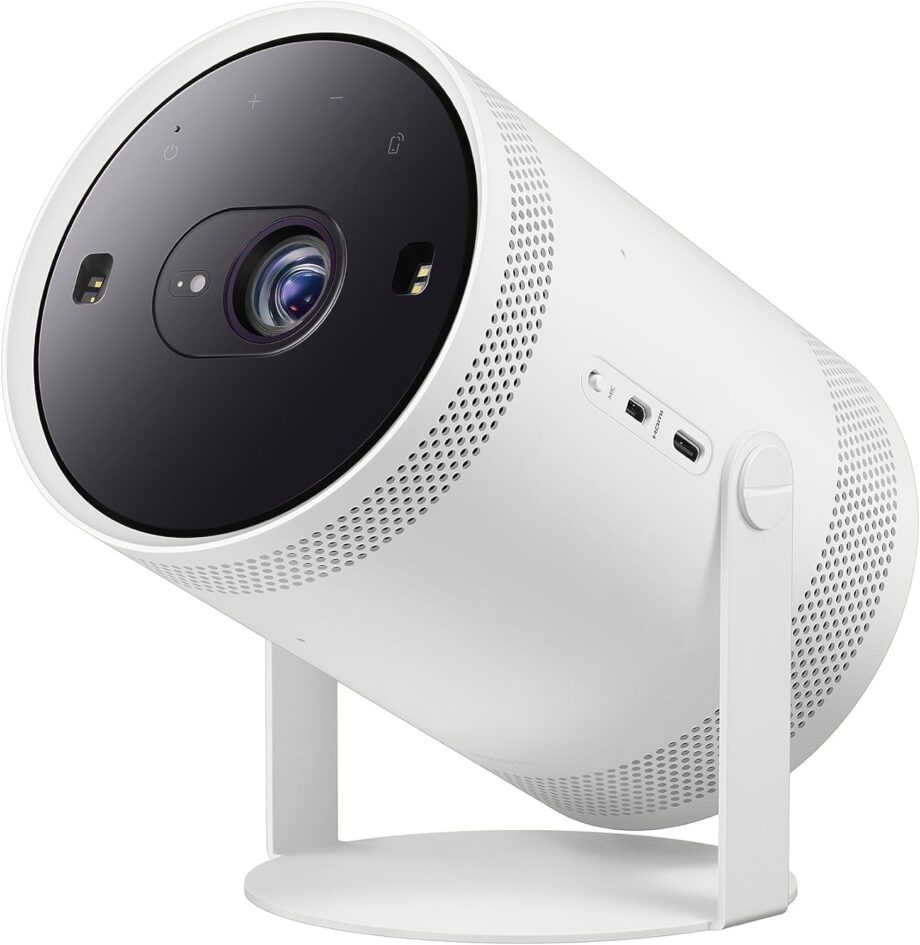 2nd Gen with Gaming Hub Smart Portable Projector, FHD, HDR, Big Screen Home Theater Experience, 360 Sound
