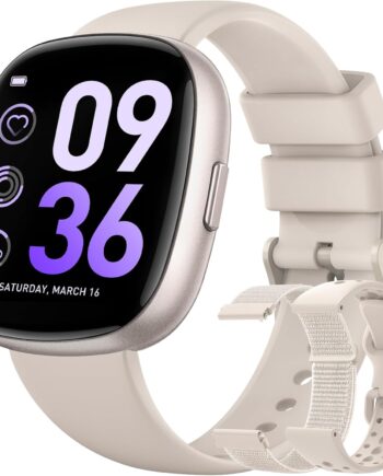Smart Watches for Women Men with Call: Fitness Trackers with 24-Hour Heart Rate  Sleep Monitor 120+ Sport Mode  Waterproof Smartwatch Compatible with   Phones