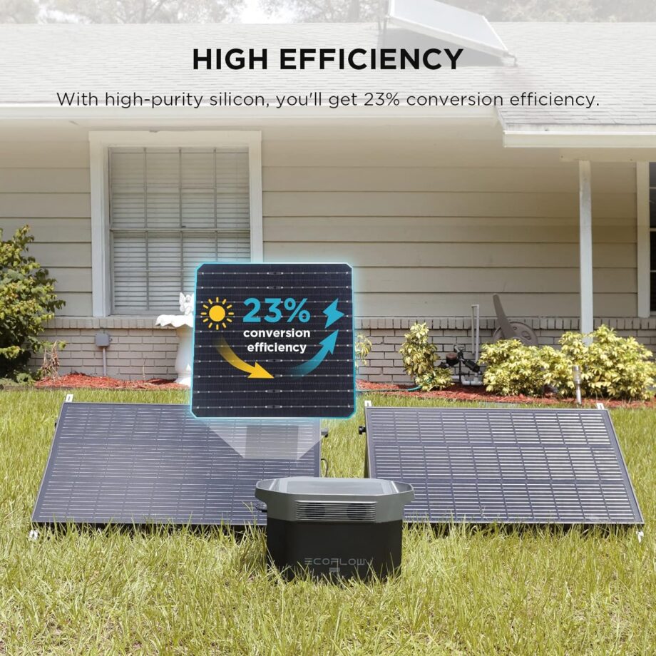 100W 12V Solar Panels, High Efficiency Monocrystalline PV Modules, IP68 Waterproofing, Ideal for RV& Marine Rooftop, Farm Battery, Power Kits & Ecosystem