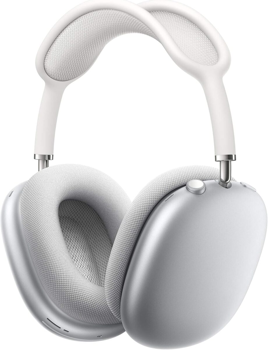 Wireless Over-Ear Headphones, Active Noise Cancelling, Transpary Mode, Personalized Spatial, Dolby Atmos, Bluetooth Headphones for  – Silver