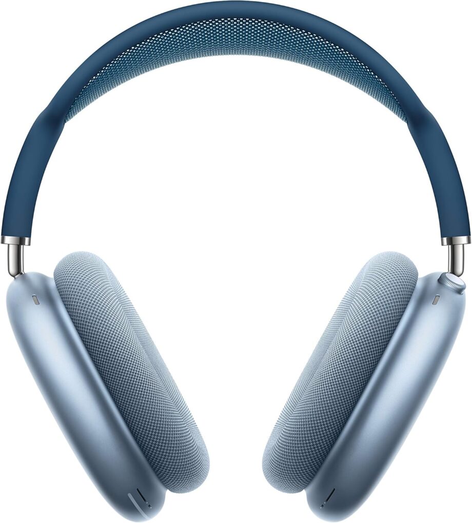 Wireless Over-Ear Headphones, Active Noise Cancelling, Transpary Mode, Personalized Spatial, Dolby Atmos, Bluetooth Headphones for  – Sky Blue