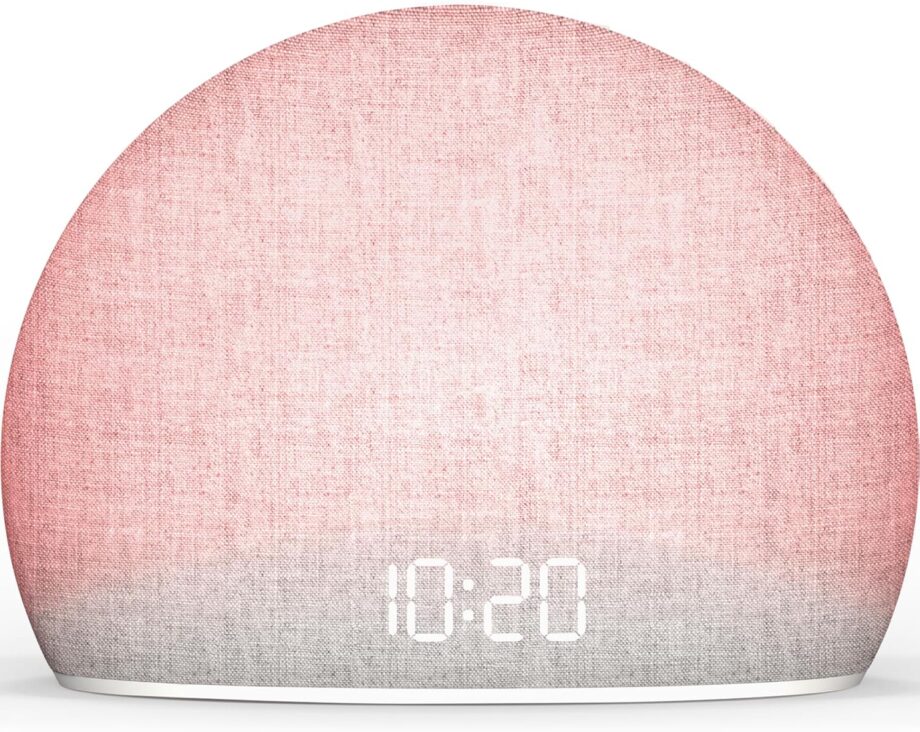 Sunrise Alarm Clock, White Noise Sound Machine, Cozy Light, Nature Sounds, Dimmable Clock, Gentle Wake Up, Regular Sleep-Wake Routine, Phone-Free Bedroom